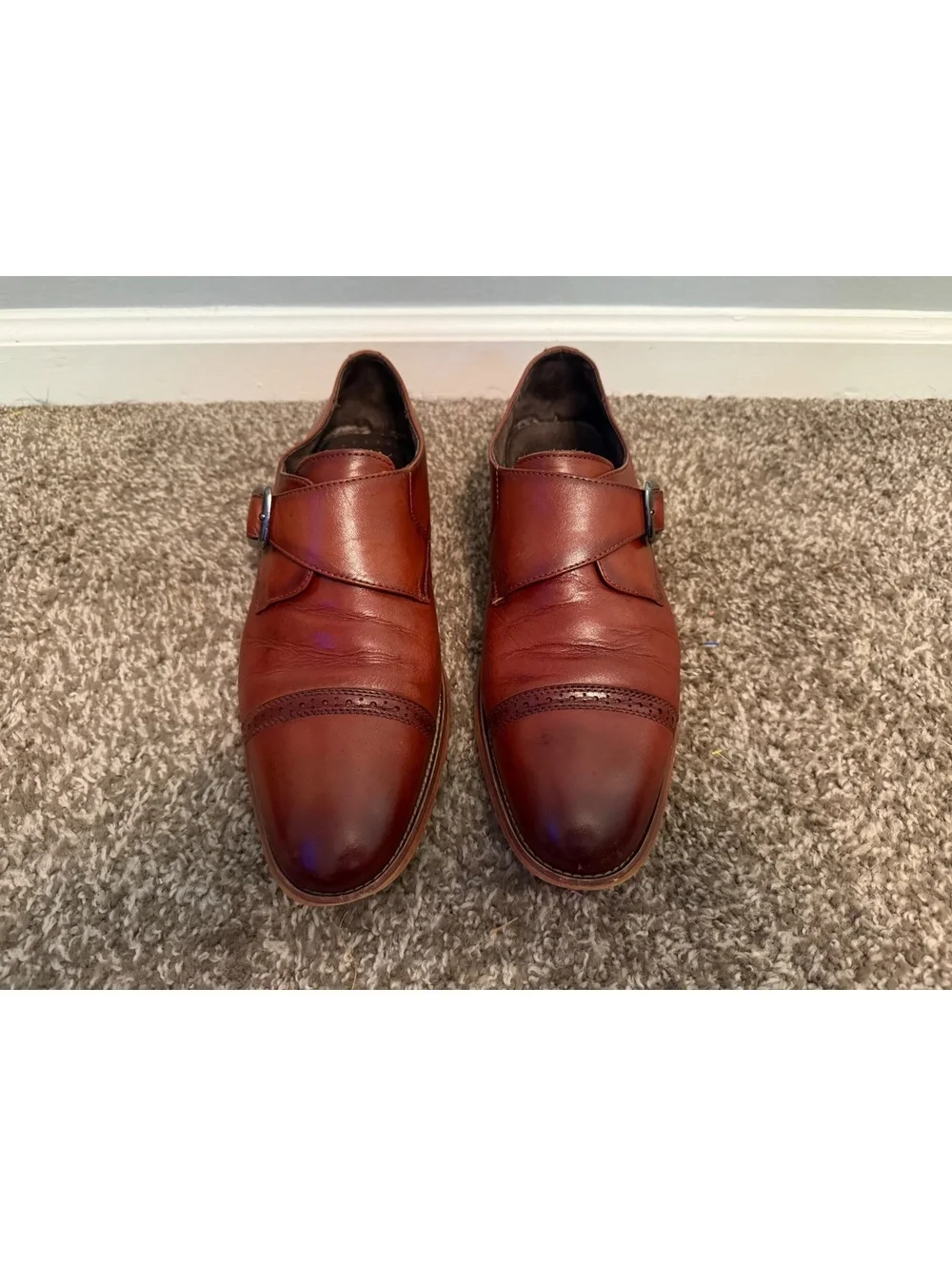 Stacy Adams Desmond Monk Strap Shoe Men’s 9.5